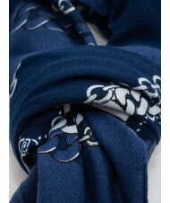 LIUJO CHAIN Foulard con stampa all over blu lapis - Sciarpe - 3