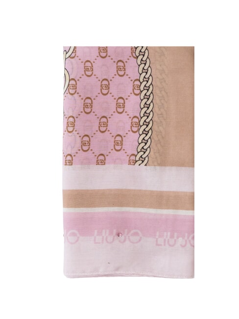 CHAIN Foulard con stampa all over fragrant lilac - Sciarpe