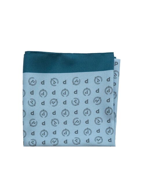FLOWERS TWILL Foulard stampato azzurro flowers - Sciarpe
