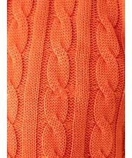 SUN68 VINTAGE Maglione girocollo a trecce geranio - Maglie Uomo - 2