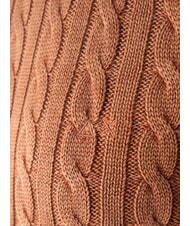 SUN68 VINTAGE Maglione girocollo a trecce cacao - Maglie Uomo - 2