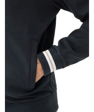 SUN68 HERITAGE Felpa full zip con cappuccio nero - Felpe Uomo - 3