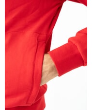 SUN68 MINI LOGO Felpa a collo alto con zip rosso fuoco - Felpe Uomo - 3