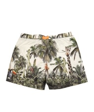 SUN68 ANIMAL Costume uomo da mare bianco panna - Costumi da bagno Uomo - 3