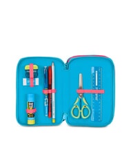 MERMAID M. FEVER Astuccio a 3 zip con kit scuola turchese fluo - Astucci e Accessori - 3