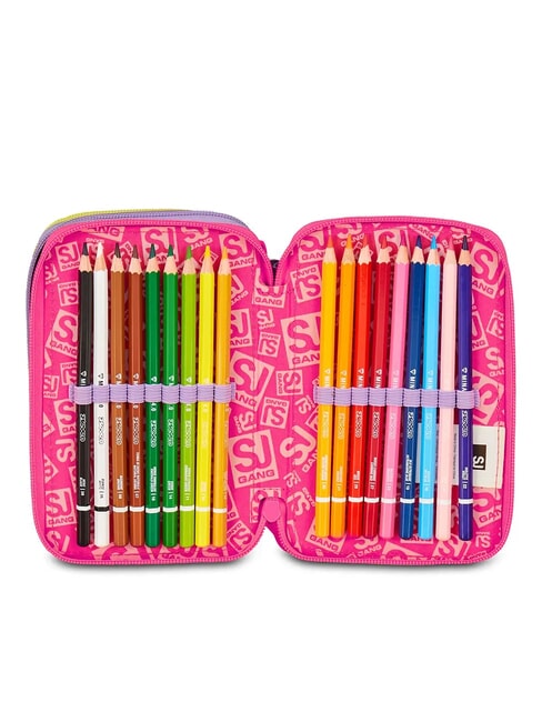 FABLE JOURNEY Astuccio a 3 zip con kit scuola violet - Astucci e Accessori