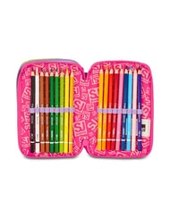 SJGANG FABLE JOURNEY Astuccio a 3 zip con kit scuola violet - Astucci e Accessori - 5