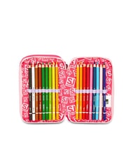 SJGANG CAT LED Astuccio a 3 zip con kit scuola fuxiafluo - Astucci e Accessori - 5