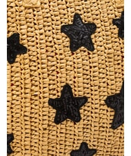 SUN68 RAFIA Borsa mare in rafia sabbia/ciclamono - Borse Donna - 3