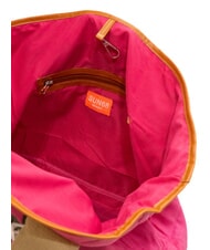 SUN68 LOGO BEACH Borsa mare in canvas fuxia - Borse Donna - 5