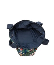 SUN68 LOGO BEACH Borsa mare in canvas navy blue/fuxia - Borse Donna - 5