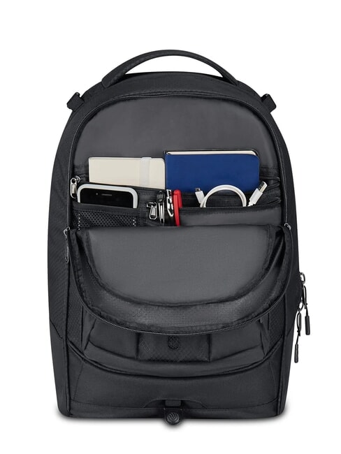 PLUS GRS LED Zaino trolley porta pc 14" jet black - Zaini con carrello
