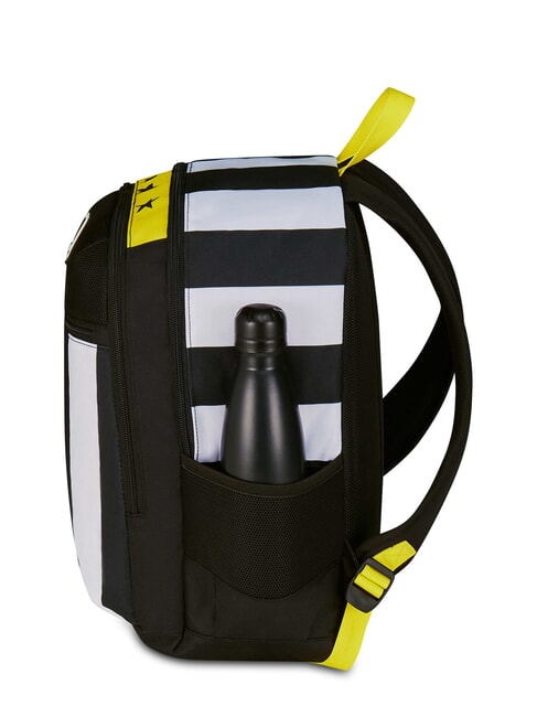 MAGIC GOAL Zaino espandibile STRIPE BLACK/WHITE - Zaini Scuola & Tempo Libero