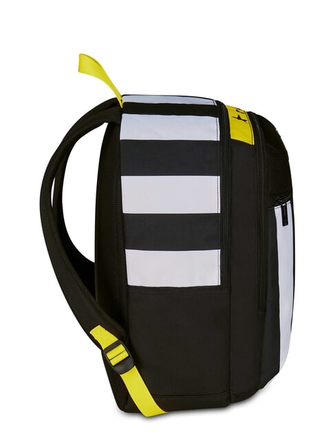 MAGIC GOAL Zaino espandibile STRIPE BLACK/WHITE - Zaini Scuola & Tempo Libero