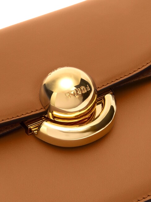 SFERA Mini Bag a tracolla, in pelle brandy - Borse Donna