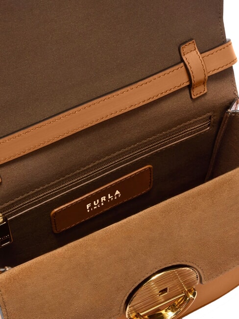 SFERA Mini Bag a tracolla, in pelle brandy - Borse Donna