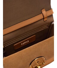FURLA SFERA Mini Bag a tracolla, in pelle brandy - Borse Donna - 4
