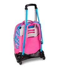 MERMAID M. FEVER Zaino trolley sganciabile 3 ruote turchese fluo - Zaini con carrello - 3