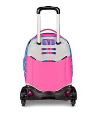 MERMAID M. FEVER Zaino trolley sganciabile 3 ruote turchese fluo - Zaini con carrello - 8