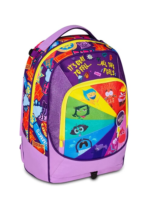 UNIVERSAL MOOD Zaino trolley sganciabile 3 ruote lilac chiffon - Zaini con carrello