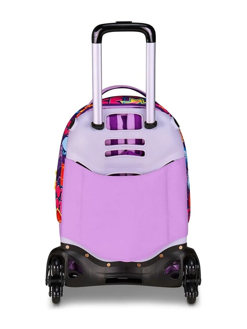 UNIVERSAL MOOD Zaino trolley sganciabile 3 ruote lilac chiffon - Zaini con carrello