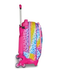SJGANG CAT&AIR Zaino trolley sganciabile 3 ruote CANDY FUXIA - Zaini con carrello - 4