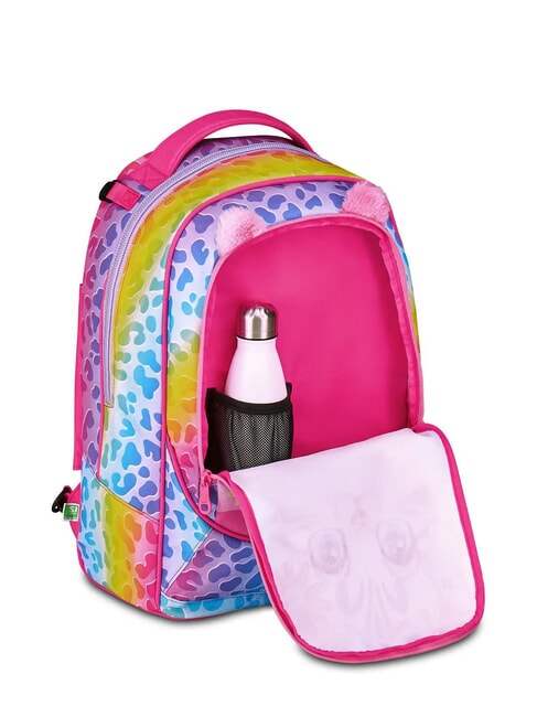 CAT&AIR Zaino trolley sganciabile 3 ruote CANDY FUXIA - Zaini con carrello