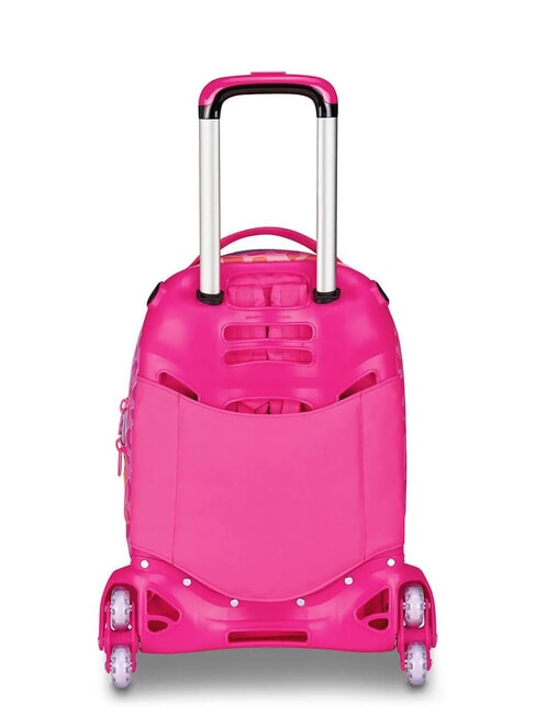 CAT&AIR Zaino trolley sganciabile 3 ruote CANDY FUXIA - Zaini con carrello