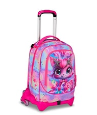 SJGANG CAT LED Zaino trolley sganciabile 3 ruote fuxiafluo - Zaini con carrello - 2
