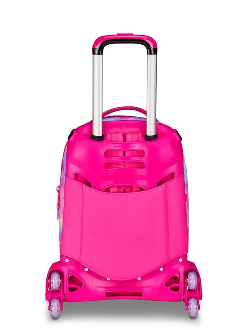 CAT LED Zaino trolley sganciabile 3 ruote fuxiafluo - Zaini con carrello
