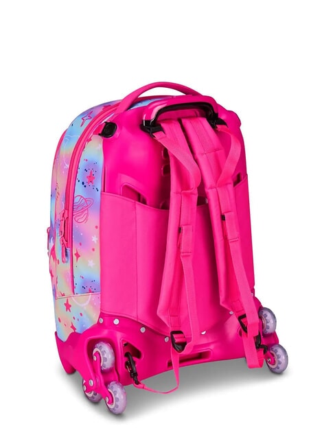 CAT LED Zaino trolley sganciabile 3 ruote fuxiafluo - Zaini con carrello