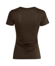 GUESS VN SS LIGHT BASIC T-shirt morbida con scollo a V espresso brown - T-shirt e Top Donna - 2