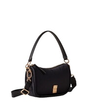 BORBONESE CAHIER HOBO SMALL Borsa a spalla con tracolla dark black - Borse Donna - 2