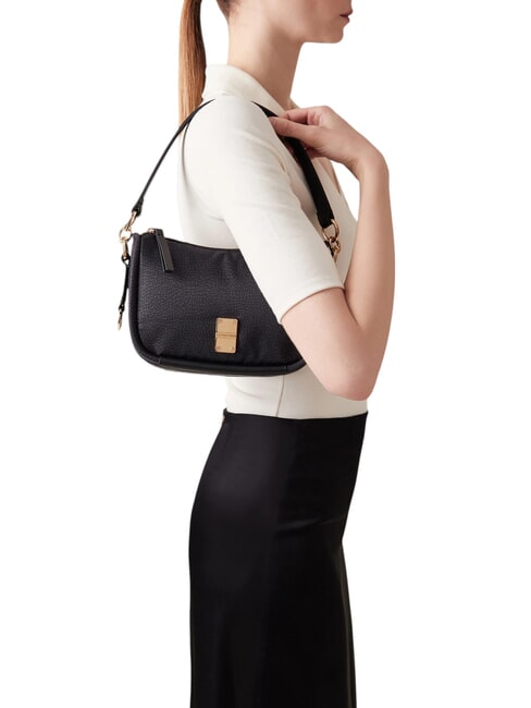 CAHIER HOBO SMALL Borsa a spalla con tracolla dark black - Borse Donna