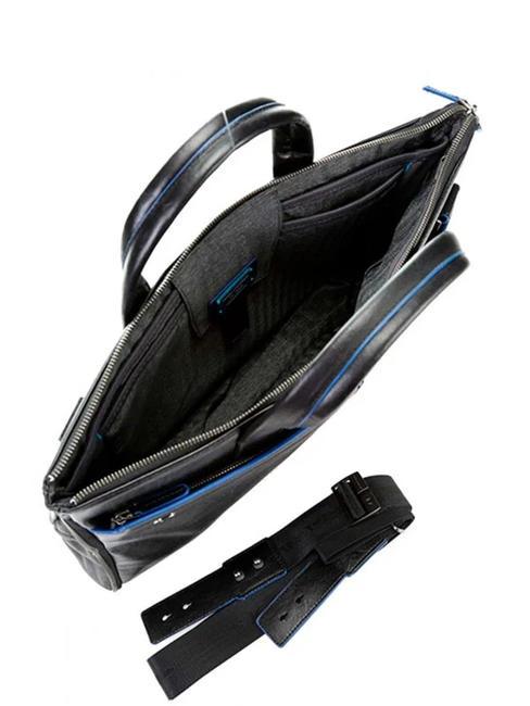 CAMPIONARIO - BLUE SQUARE SPECIAL Cartella porta PC 15,6", in pelle Nero - Cartelle Lavoro