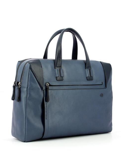 CAMPIONARIO - PAN  Cartella porta PC 15,6" in pelle avio - Cartelle Lavoro