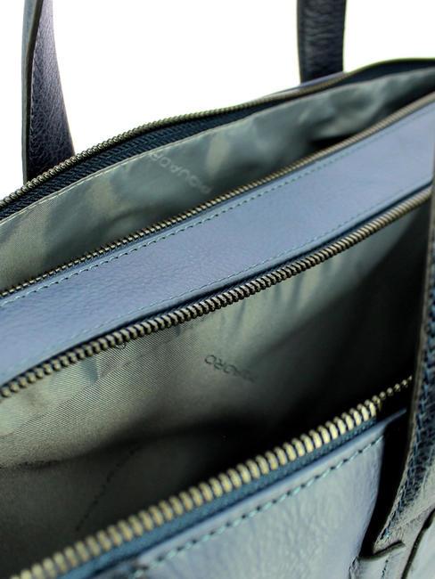 CAMPIONARIO - PAN  Cartella porta PC 15,6" in pelle avio - Cartelle Lavoro