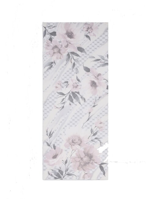 FLOWER Sciarpa watercoloured NERO - Sciarpe