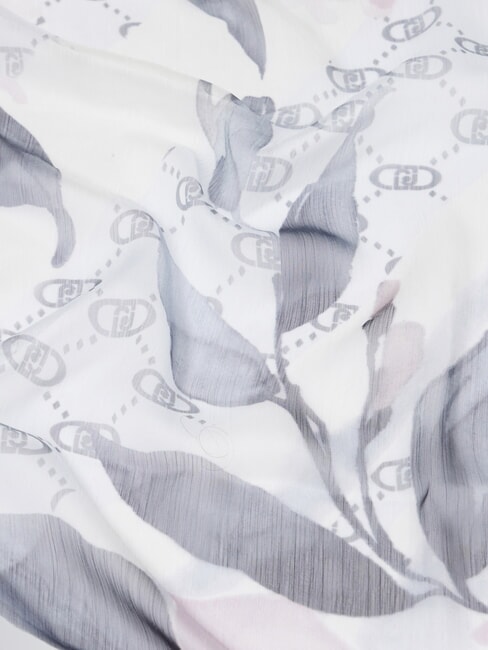 FLOWER Sciarpa watercoloured NERO - Sciarpe