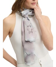 LIUJO FLOWER Sciarpa watercoloured NERO - Sciarpe - 4