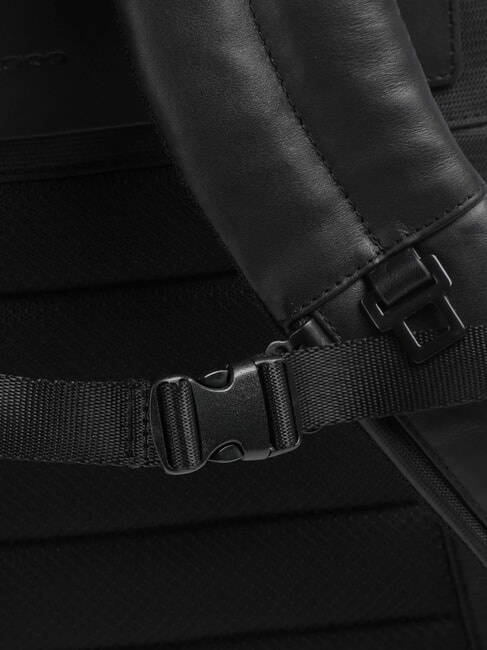 CAMPIONARIO - DAVID Zaino porta pc 15.6"pochette removibile Nero - Zaini da lavoro porta PC