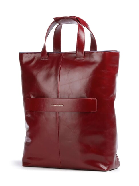 CAMPIONARIO - BLUE SQUARE Cartella verticale in pelle, pc 14" ROSSO - Cartelle Lavoro