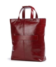 PIQUADRO CAMPIONARIO - BLUE SQUARE Cartella verticale in pelle, pc 14" - Cartelle Lavoro