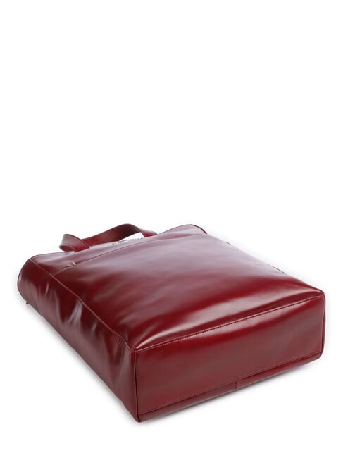 CAMPIONARIO - BLUE SQUARE Cartella verticale in pelle, pc 14" ROSSO - Cartelle Lavoro