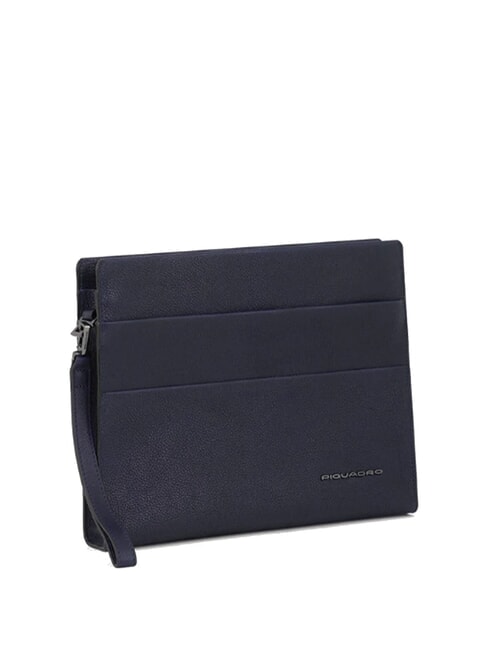 CAMPIONARIO - PAAVO Pochette in pelle blu - Borse Donna
