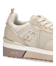 LIUJO MAXI WONDER 01 Sneakers in pelle e mesh brighty rope - Scarpe Donna - 6