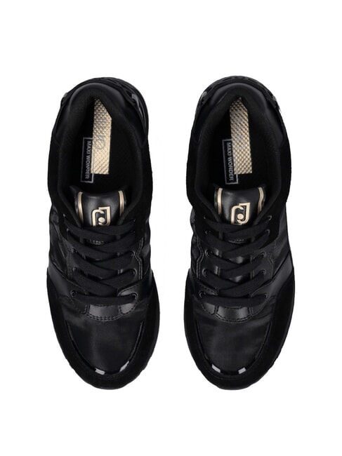 MAXI WONDER 91 Sneakers platform inserti vernice nero - Scarpe Donna