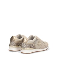 LIUJO MAXI WONDER LOW 02 Sneakers glitter e mesh rope/light gold - Scarpe Donna - 5