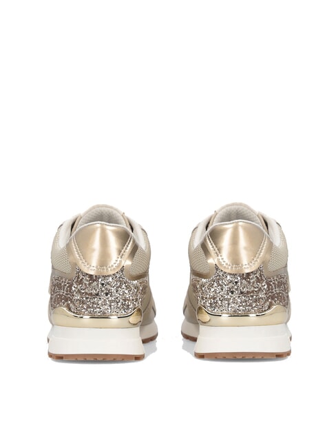 MAXI WONDER LOW 02 Sneakers glitter e mesh rope/light gold - Scarpe Donna