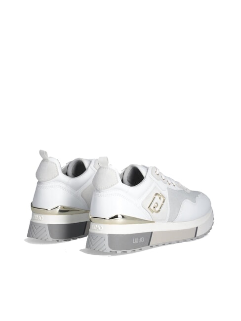MAXI WONDER 01 Sneakers in pelle e mesh white - Scarpe Donna